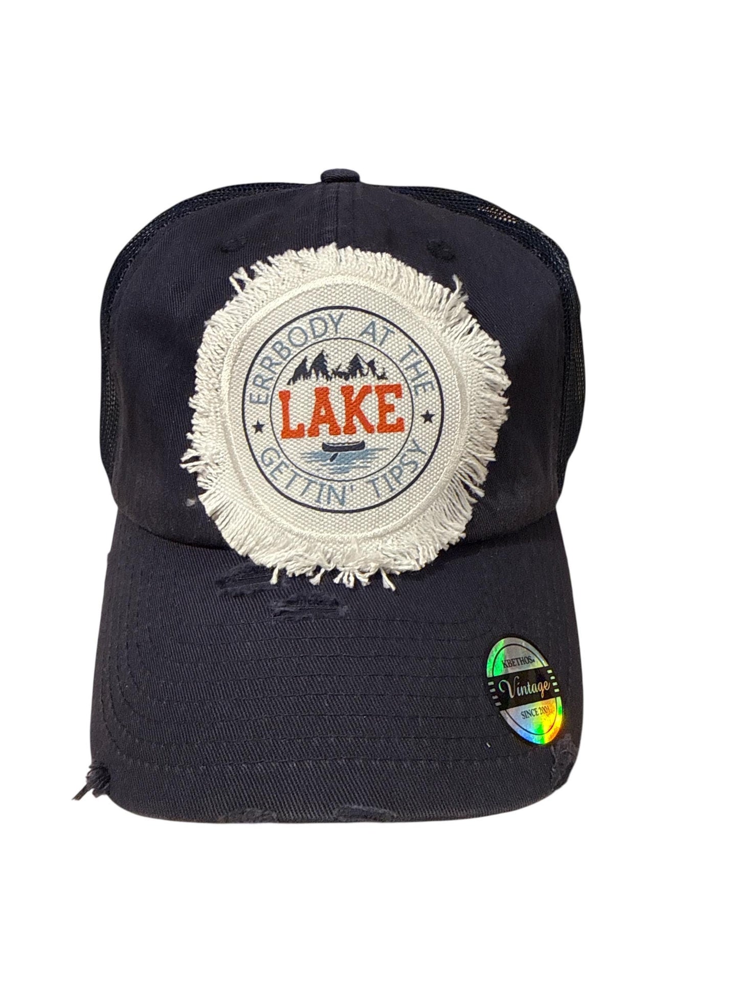 Errbody at the Lake Gettin Tipsy Lake Life Hat Camping Cap