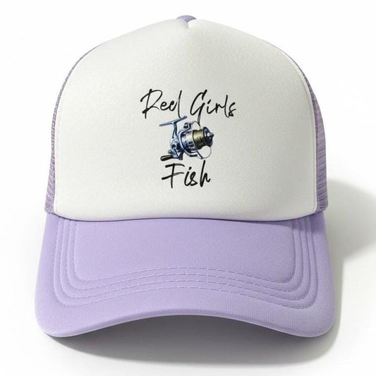 Reel Girls Fish Fishing Camping Trucker Hat