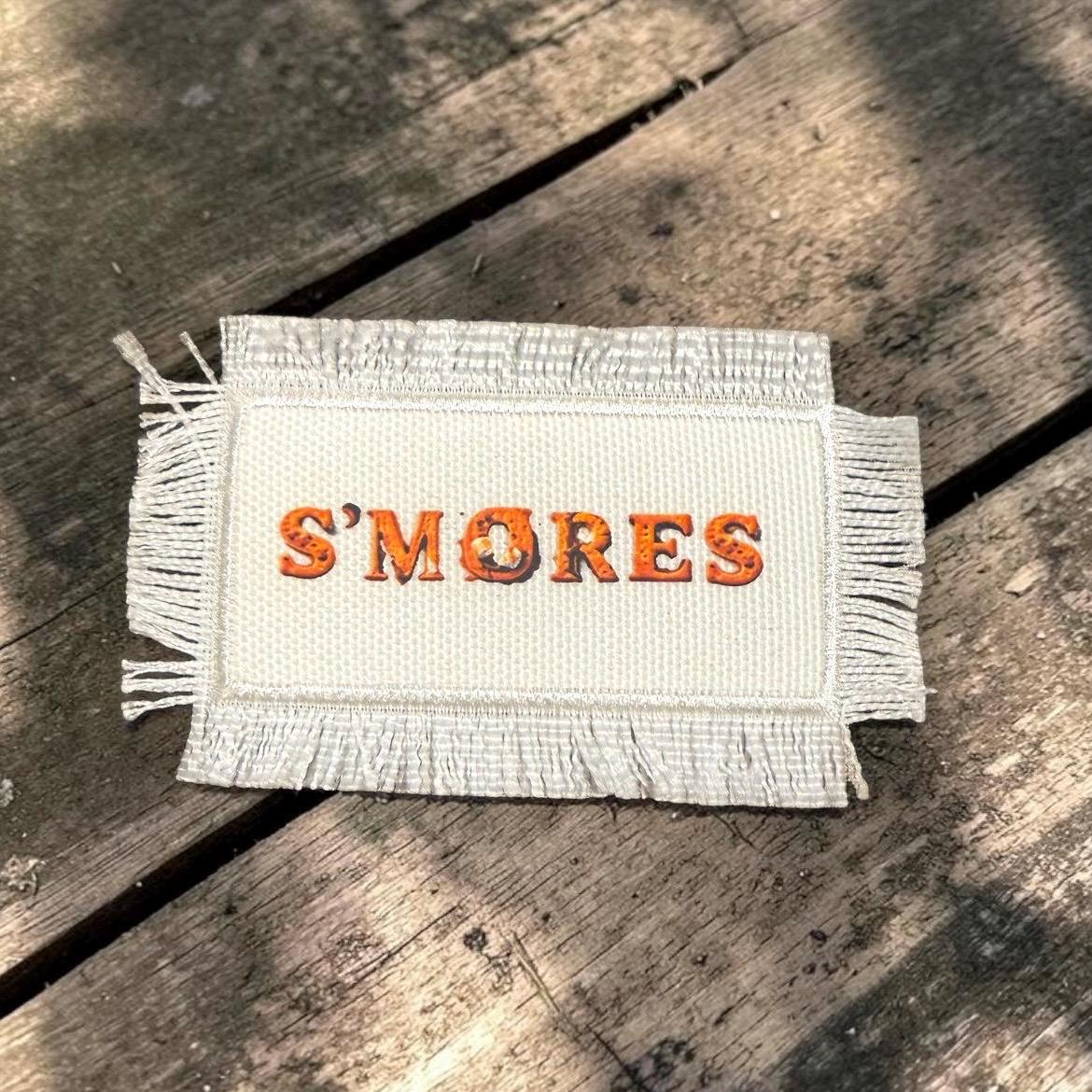 S'mores Patches Iron On Heat Press Hats Jackets Vests Bags