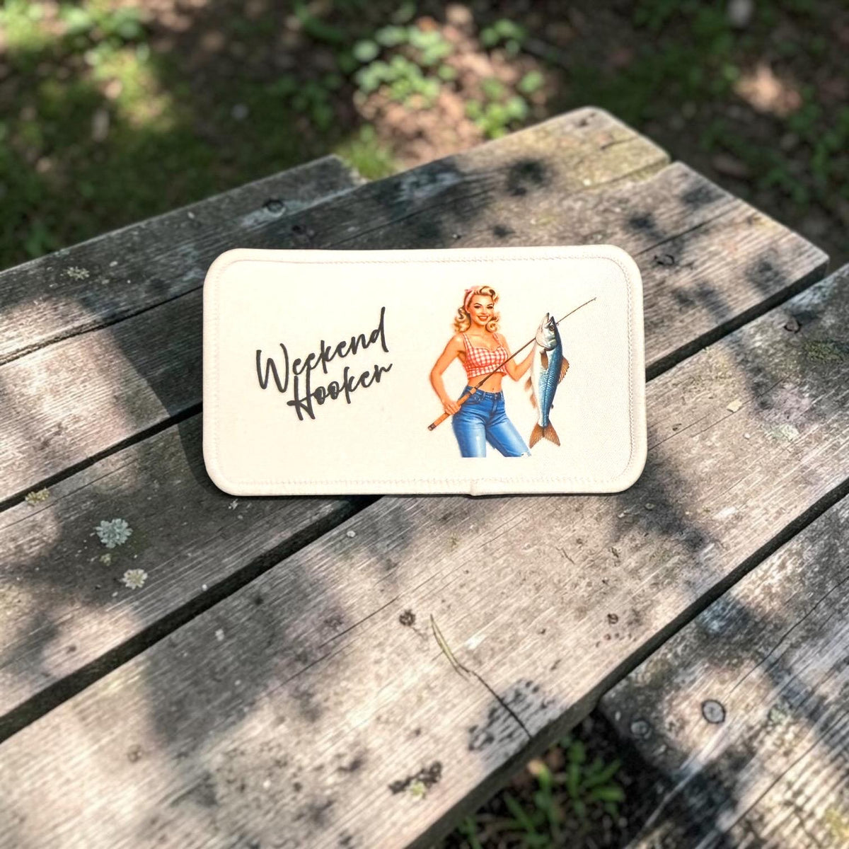 Weekend Hooker Pin Up Housewives Patches Iron On Heat Press Hats Jackets Vests Bags