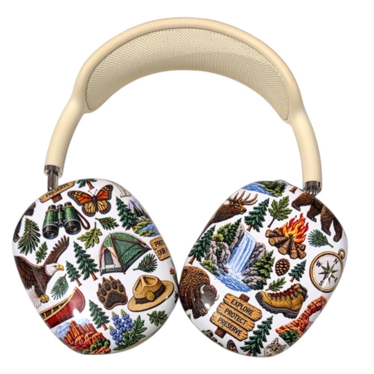 National Parks AirPods Max Covers, NPS Theme, Inspired Yellowstone Arches Grand Canyon Bryce Denali Ranger