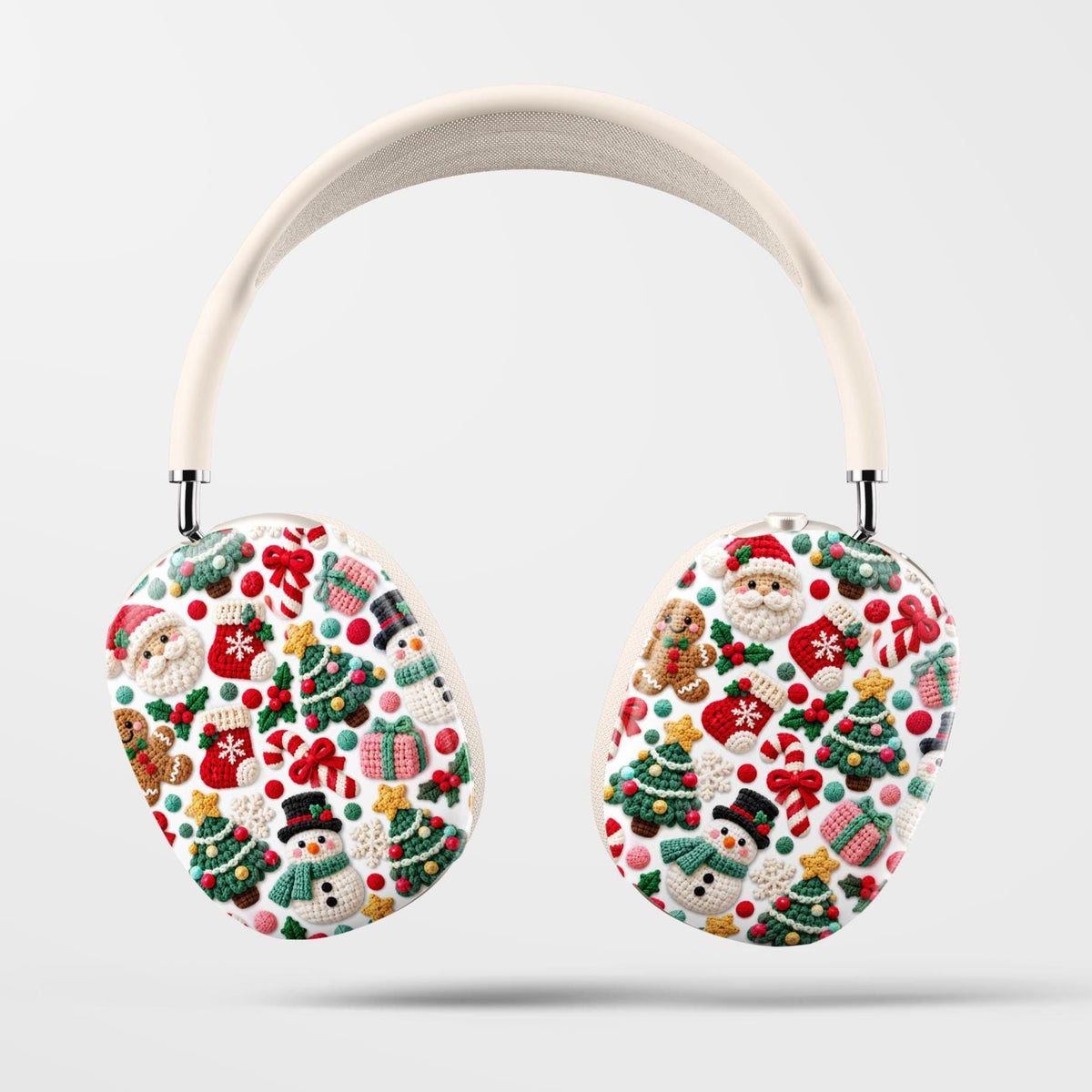 Christmas Crochet Style 3D Knit Apple Airpods Max Cases Covers Air Pods