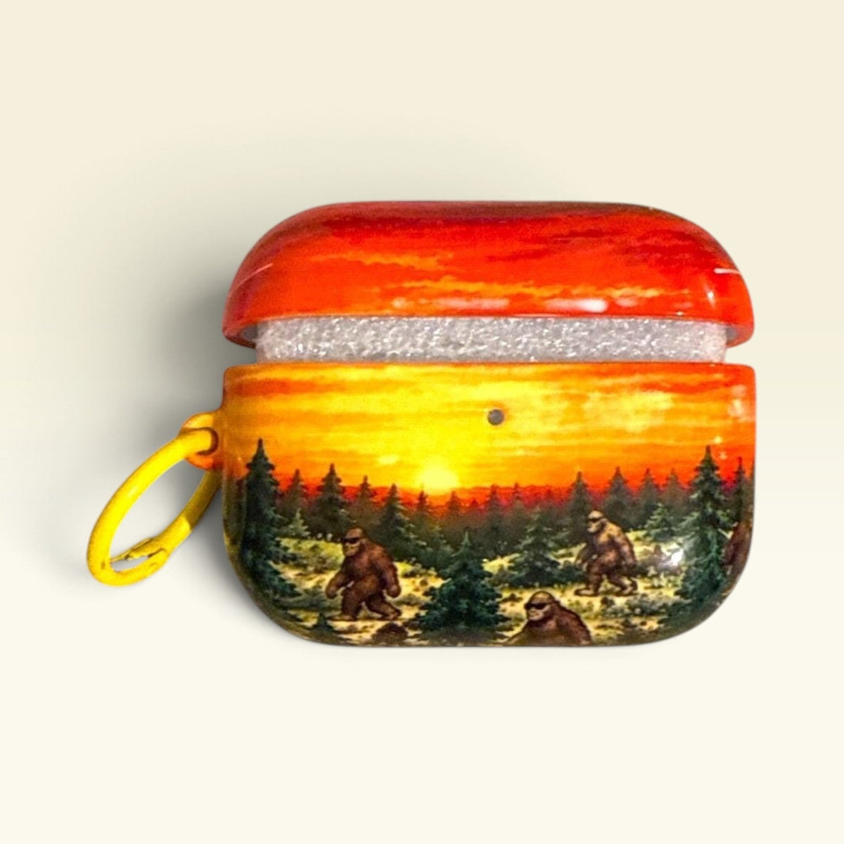 Bigfoot Sunset Airpods Pro 3 4 Cases Skins