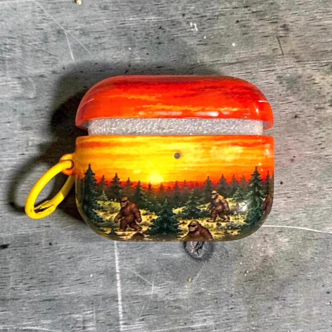 Bigfoot Sunset AirPods Pro 3 Camping  Airpods Cases Skins AirPod Pro3
