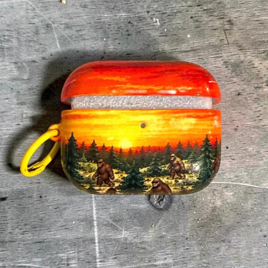 Bigfoot Sunset AirPods Pro 3 Camping  Airpods Cases Skins AirPod Pro3