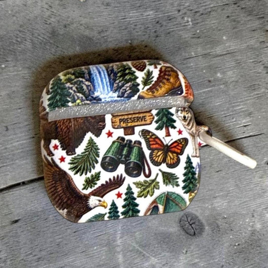National Parks AirPods Max Covers, NpS Theme, Inspired Yellowstone Arches Grand Canyon Bryce Denali Ranger