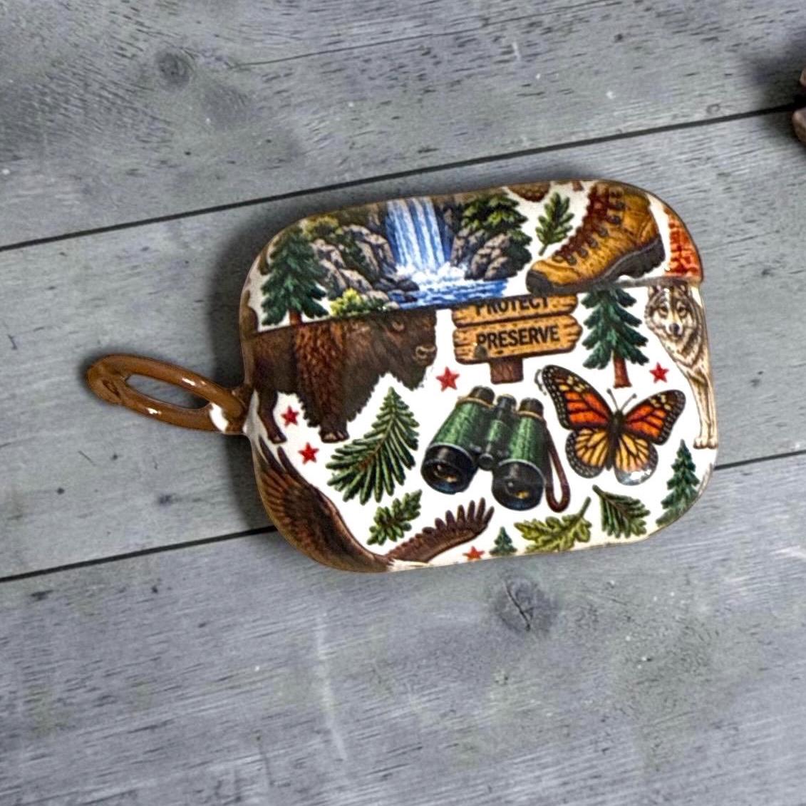 National Parks AirPods Max Covers, NpS Theme, Inspired Yellowstone Arches Grand Canyon Bryce Denali Ranger