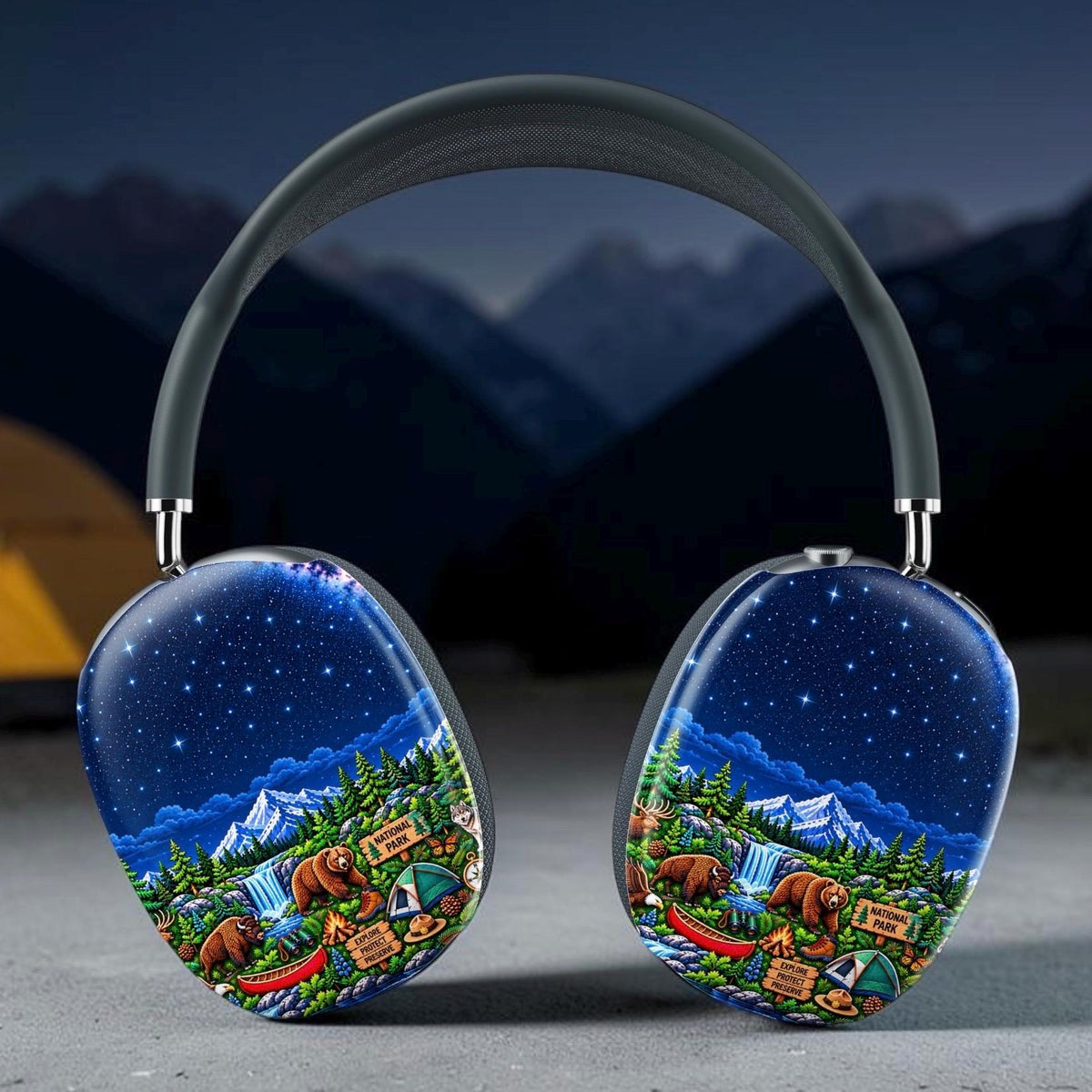 National Parks Night Sky After Dark AirPods Max Covers, Case,  Skins, NPS Theme, National Parks Inspired