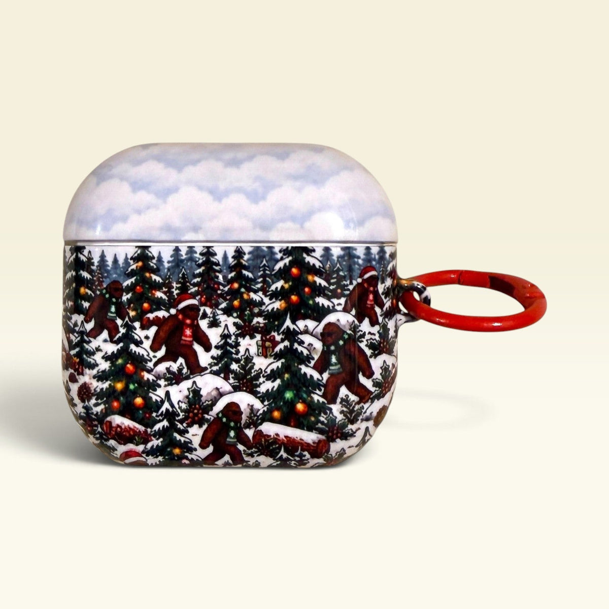 Bigfoot  Christmas Airpods Pro 3 4 Cases Skins