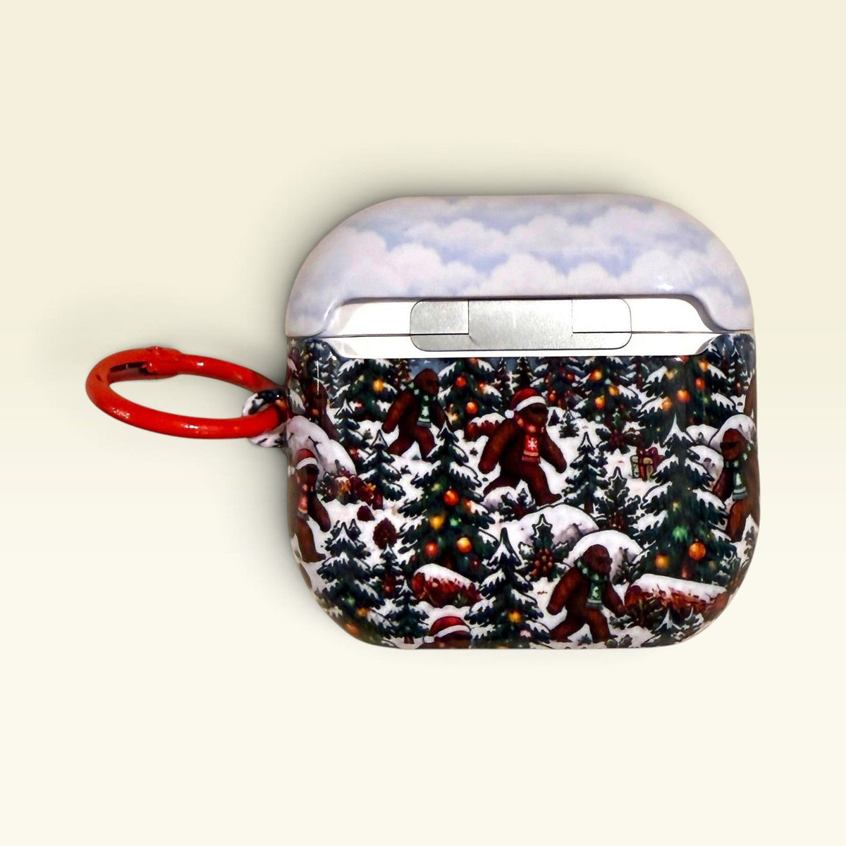 Bigfoot  Christmas Airpods Pro 3 4 Cases Skins