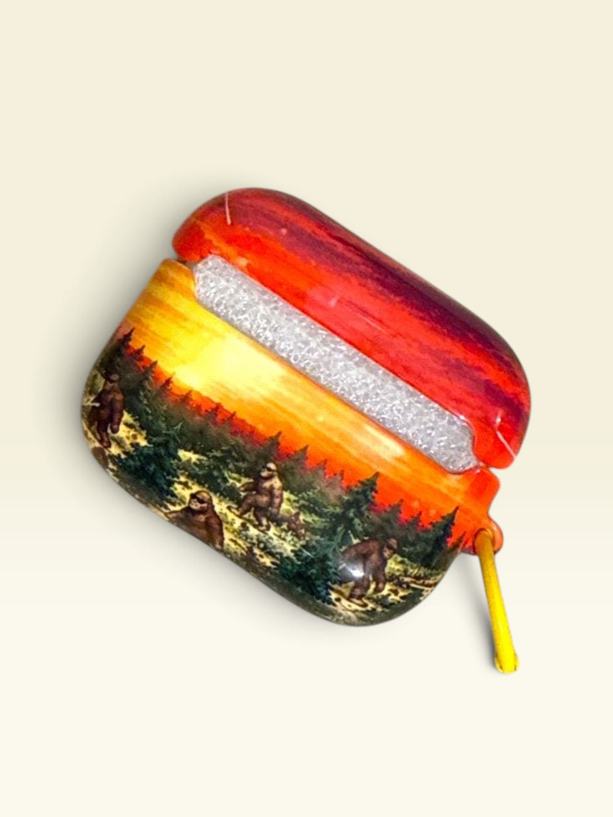 Bigfoot Sunset Airpods Pro 3 4 Cases Skins