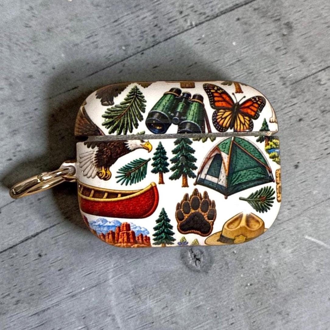 National Parks AirPods Max Covers, NpS Theme, Inspired Yellowstone Arches Grand Canyon Bryce Denali Ranger