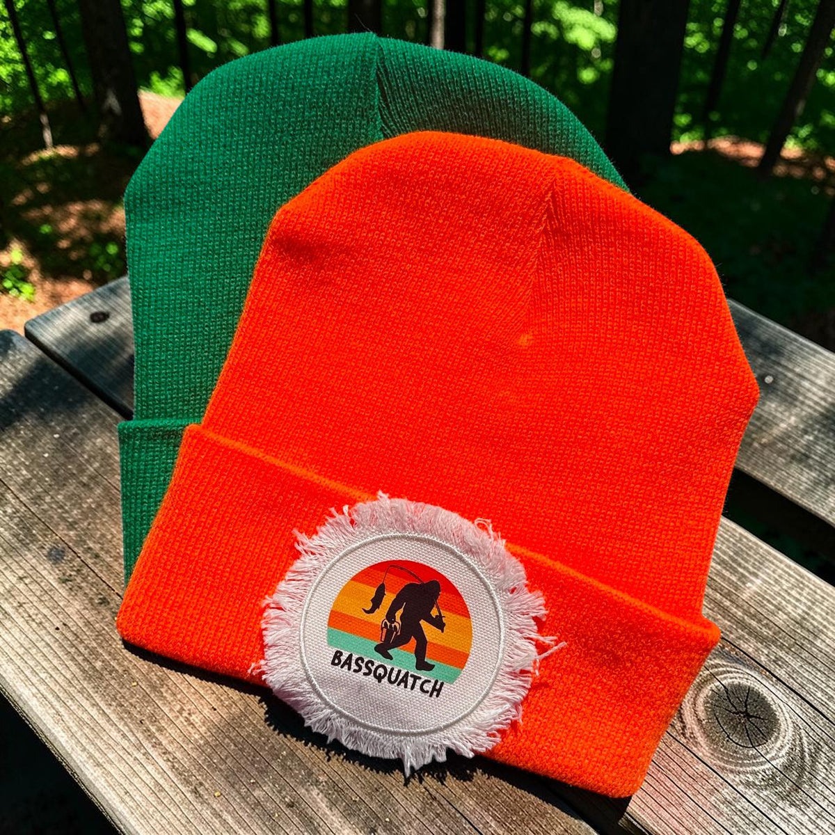 Bigfoot Bassquatch Fishing Beanie