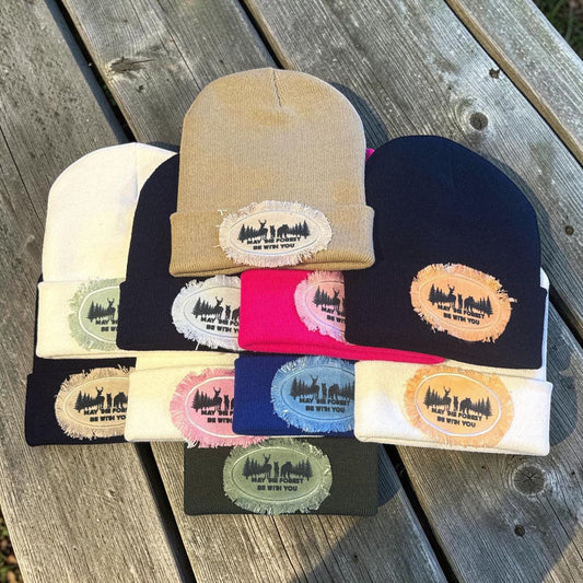 May the Forest Be With You Beanie Hat Toque Cap