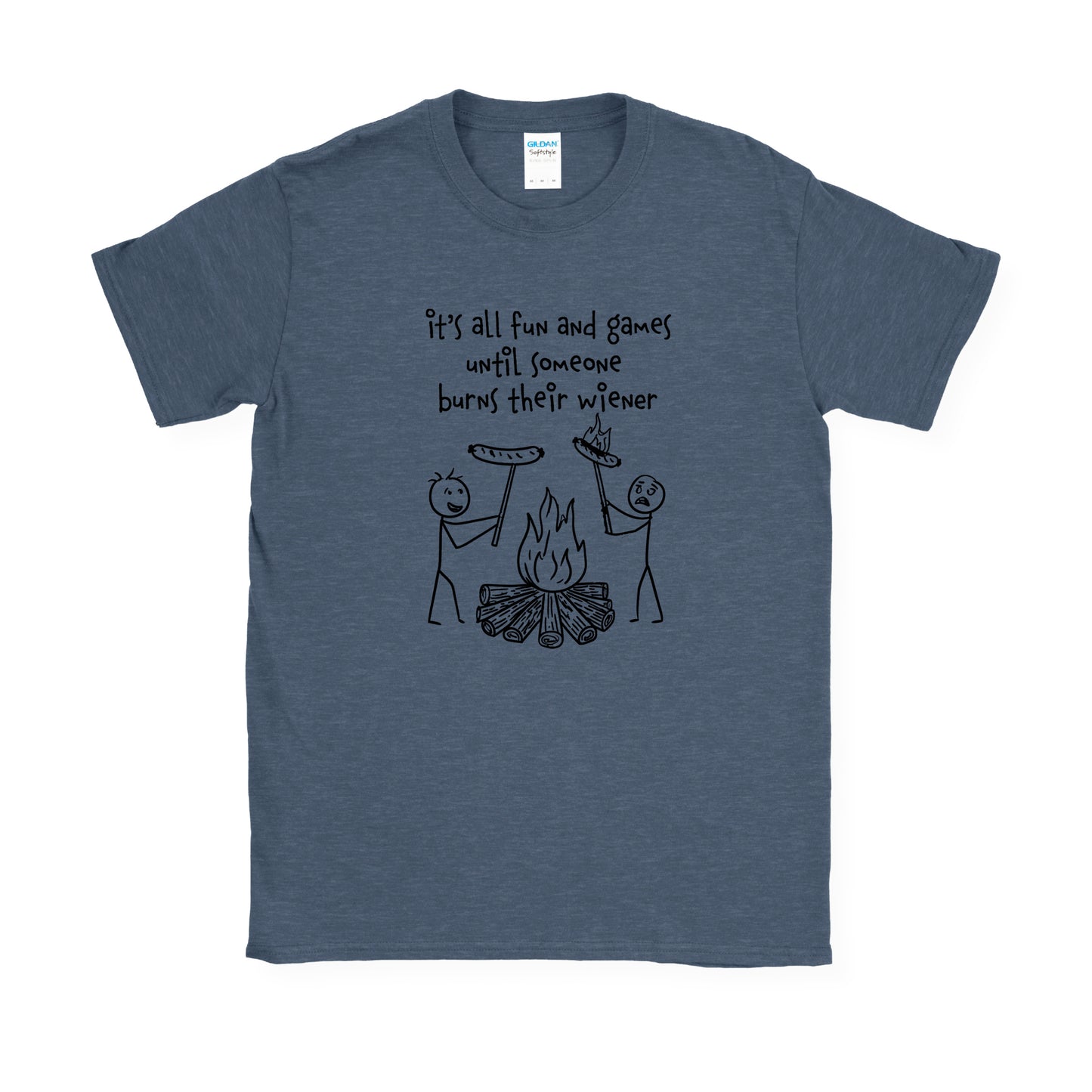 Campfire Wiener Fun and Games Tee