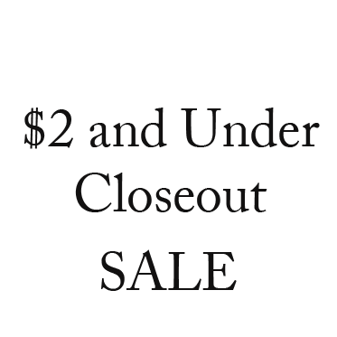 $2 and Under Closeout (read details)